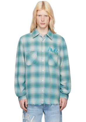 AMIRI Blue Check Shirt