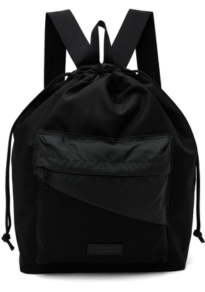 master-piece Black Slant Backpack