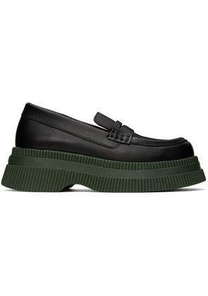 GANNI Black Wallaby Creepers Loafers