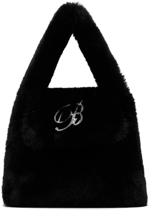 Blumarine Black Faux-Fur Bag