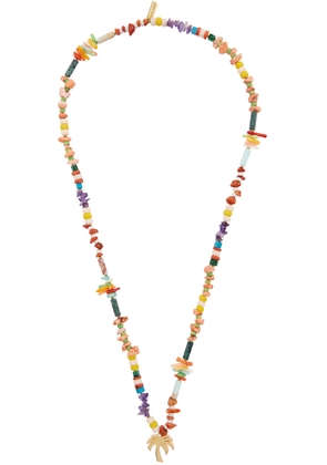 Palm Angels Multicolor Palm Beads Necklace