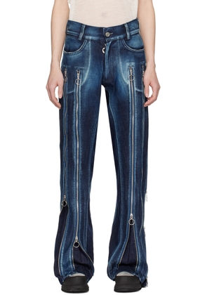 Charlie Constantinou Indigo Adjustable Fit Jeans