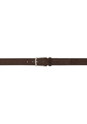 ZEGNA Brown Pin-Buckle Belt