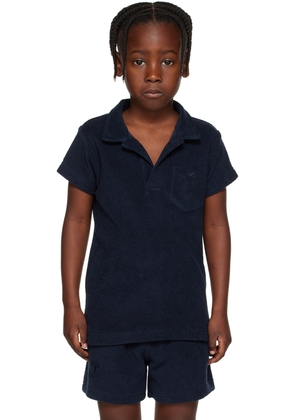 OAS Kids Navy Embroidered Polo