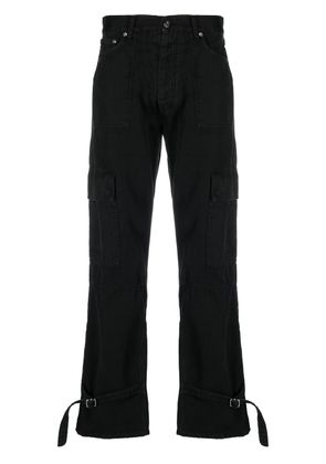 Off-White buckle-detail cargo trousers - Black
