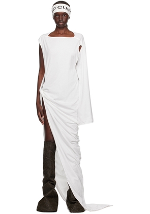 Rick Owens DRKSHDW White Edfu Maxi Dress