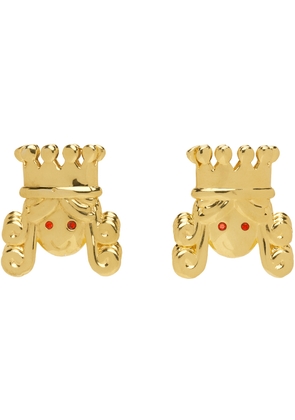 Chopova Lowena Gold Queen Earrings