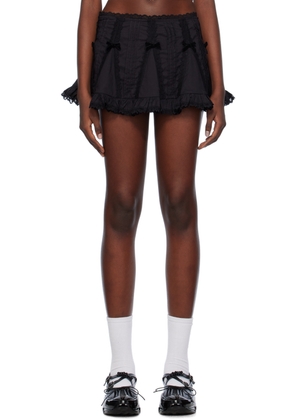 Nφdress SSENSE Exclusive Black Miniskirt