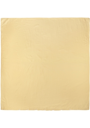 Tekla Yellow Linen Duvet Cover, US Queen