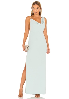 Amanda Uprichard X REVOLVE Arial Gown in Mint. Size S.