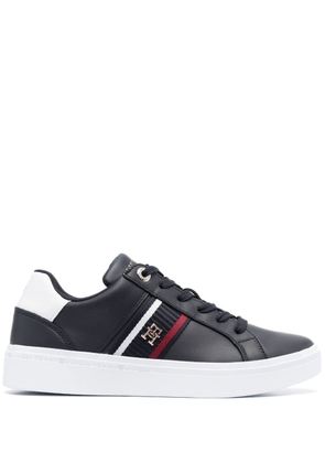Tommy Hilfiger leather low-top sneakers - Blue