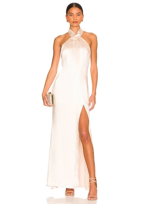 ELLIATT x REVOLVE Larina Maxi Dress in Ivory. Size M.