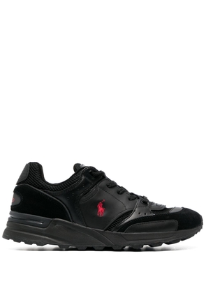 Polo Ralph Lauren Trackster 200 leather sneakers - Black