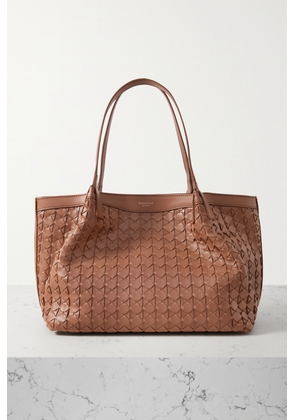 Serapian - Secret Small Woven Leather Tote - Brown - One size