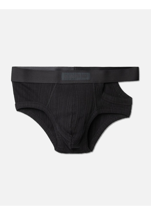 BRIEFS WITH ASYMMETRICAL OPENING