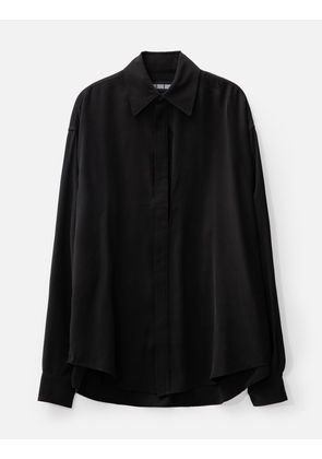 Long Shirt With Asymmetrical Opening