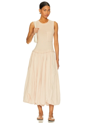 Free People Calla Lilly Dress in Beige. Size M, S, XL.