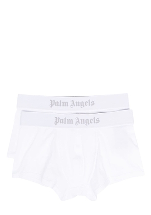 Palm Angels two-pack logo-waistband boxers - White