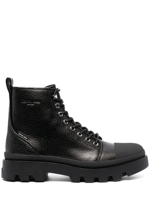 Michael Michael Kors side zip combat boots - Black