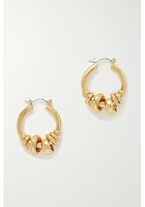 Laura Lombardi - + Net Sustain Radda Gold-plated Recycled Hoop Earrings - One size