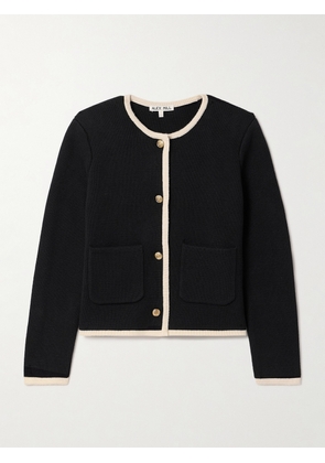 Alex Mill - Paris Cotton And Cashmere-blend Jacket - Black - x small,small,medium,large,x large