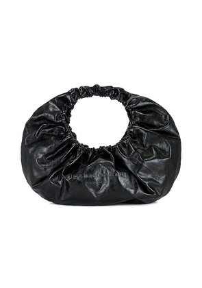 Alexander Wang Large Crescent Shoulder Bag in Black.