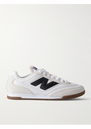 New Balance - Rc42 Suede-trimmed Leather Sneakers - White - US4.5,US5,US5.5,US6,US6.5,US7,US7.5,US8,US8.5,US9,US9.5,US10,US10.5,US11