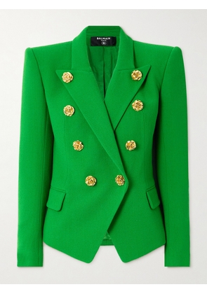 Balmain - Embellished Wool Blazer - Green - FR34,FR36,FR38,FR40,FR42,FR44,FR46