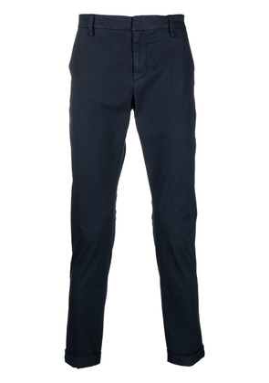 DONDUP tapered-leg cropped chinos - Blue