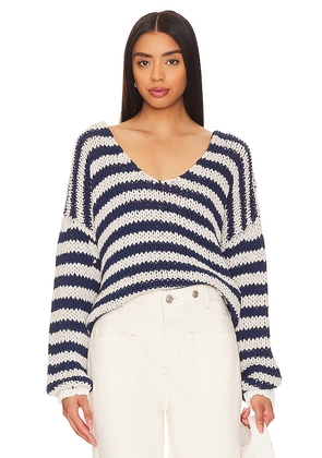 Free People Portland Pullover in Navy. Size M, S, XL, XS.