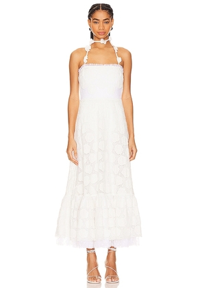 Alexis Villanelle Dress in White. Size XS.