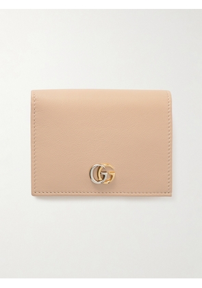 Gucci - Petite Marmont Textured-leather Wallet - Pink - One size