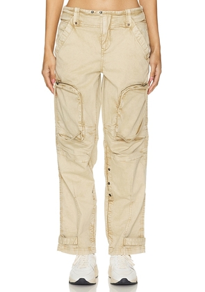 Free People x We The Free Can't Compare Slouch Pant In Rye in Cream. Size M, S, XL, XS.