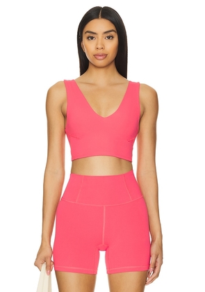 Free People X FP Movement Never Better Crop Cami In Electric Sunset in Pink. Size M, S, XS.