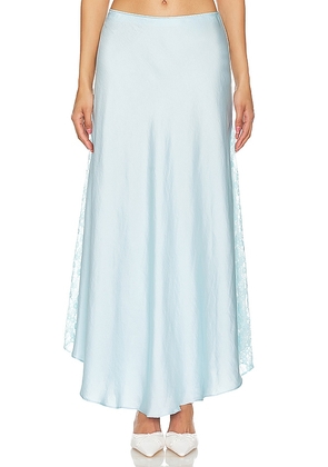 Free People X Intimately FP Make You Mine 1/2 Slip In Aqua-esque in Baby Blue. Size L, S, XL, XS.