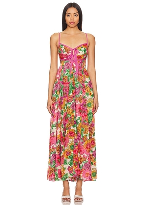 Free People Dream Weaver Maxi in Pink. Size L, S.