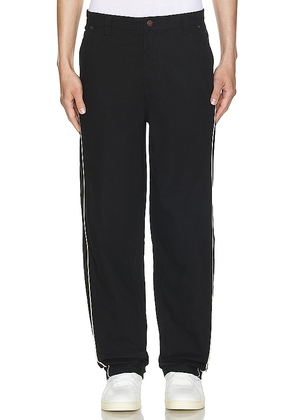 Honor The Gift A-spring Canvas Piping Pant in Black. Size 30, 36.