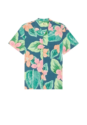 Duvin Design Spring Garden Shirt in Green. Size M, S, XL/1X.