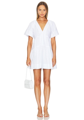 A.L.C. Easy Day Cotton Camila Dress in White. Size 10, 2, 4, 6, 8.