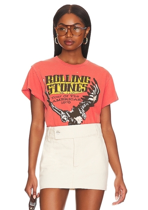 Madeworn The Rolling Stones Tee in Red. Size M, S, XS.