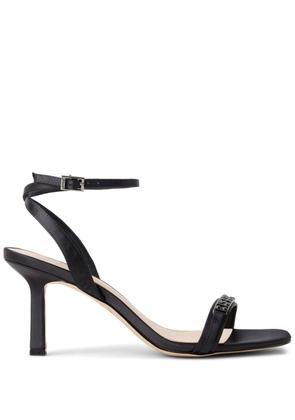 Badgley Mischka Veronika 75mm crystal-embellished sandals - Black