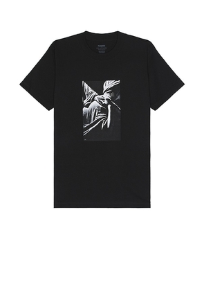 Pleasures Hands T-Shirt in Black. Size M, S, XL/1X.