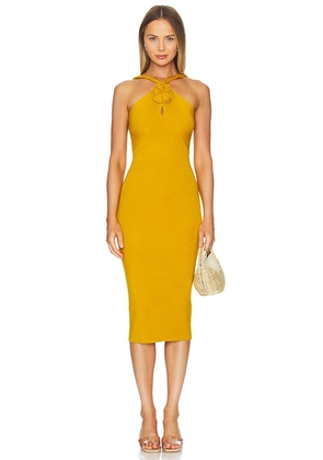 Le Superbe Eve Dress in Yellow. Size L, S, XS.