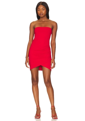 Susana Monaco Strapless Dress in Red. Size XS.