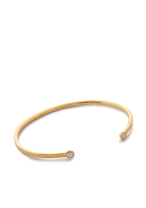 Monica Vinader gold vermeil Essential diamond bracelet