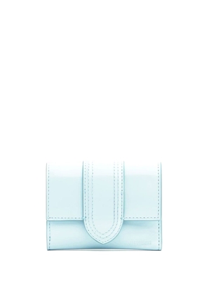 Jacquemus Le Compact Bambino leather wallet - Blue