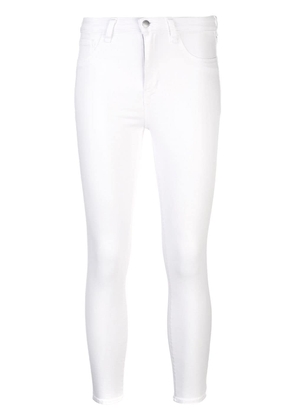 L'Agence cropped skinny jeans - White