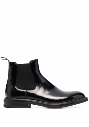 Scarosso Eric leather chelsea boots - Black