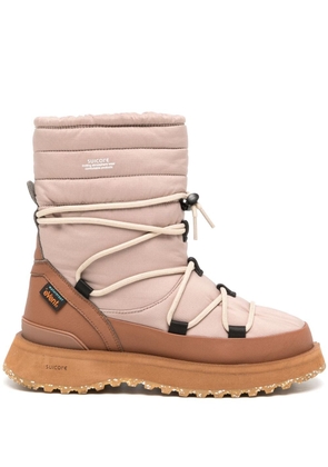 Suicoke BOWER quilted snow boots - Pink