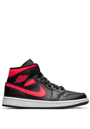 Jordan Air Jordan 1 Mid 'Siren Red' sneakers - Black